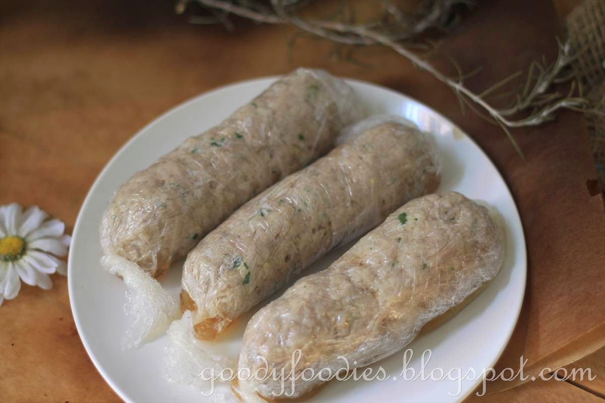 GoodyFoodies Recipe Vietnamese Fresh Pork Sausage (Chả lụa)
