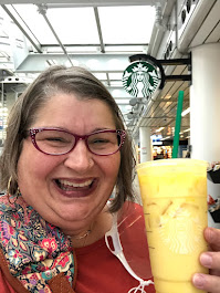 2020 Starbucks, Iced Golden Ginger Drink, Chicago Ohare, IL