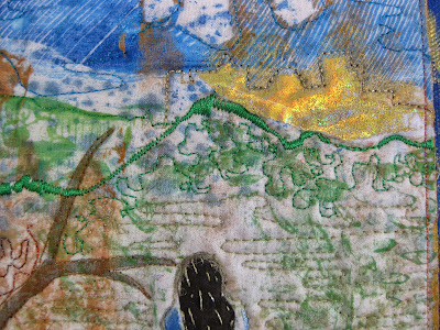 detail Michal, hill, gold leaf city