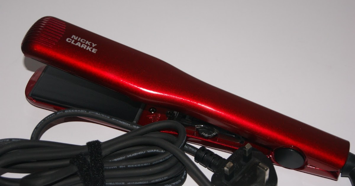 nicky clarke desired red hair straighteners
