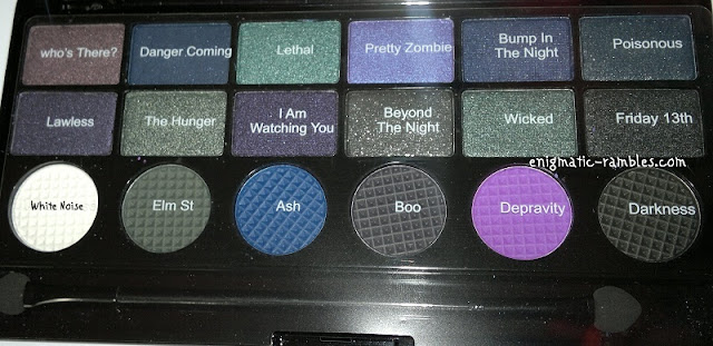Swatch Makeup Revolution Give Them Nightmares Salvation Palette Review Swatch-Makeup-Revolution-Give-Them-Nightmares-Review-Salvation-Palette