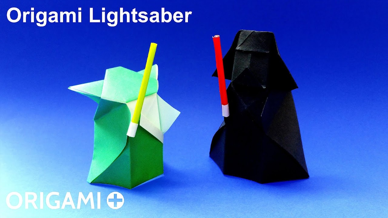 makoto origami lightsaber origami