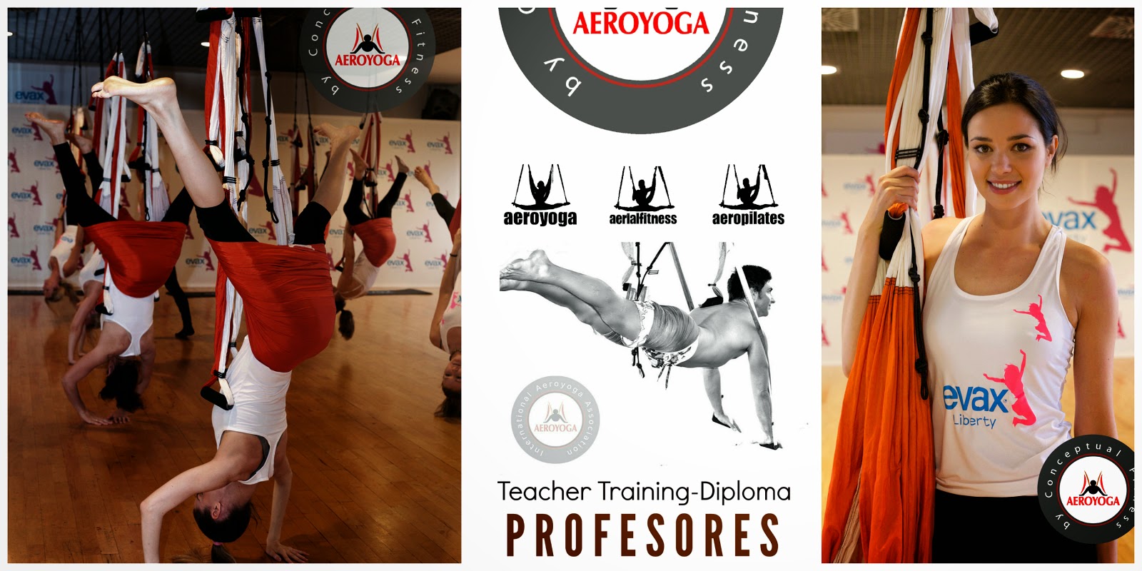 FORMACION PROFESORES PILATES AEREO CURSOS AEROPILATES