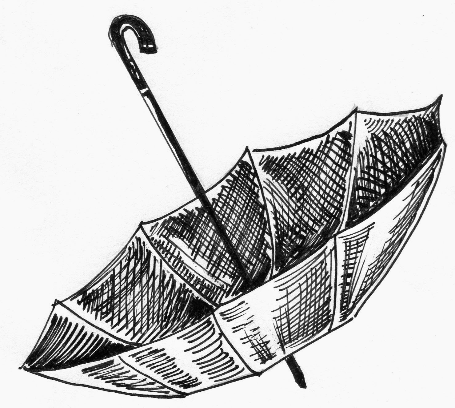 Line Drawing Umbrella : Kath s arty umbrella protest