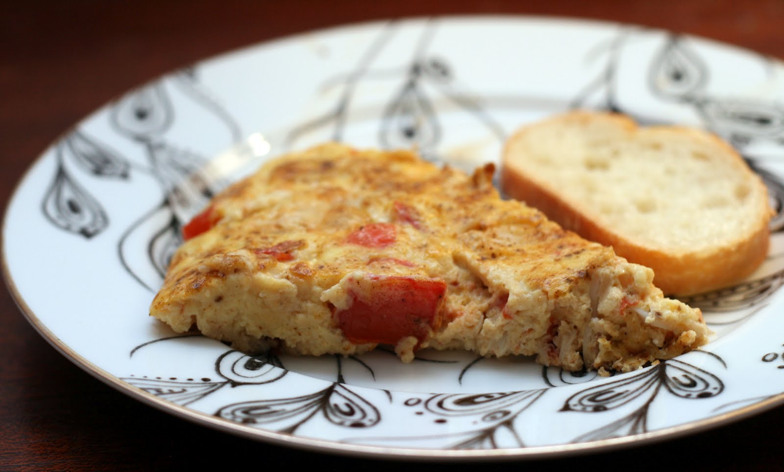 Blue Crab Tomato Frittata Coconut & Lime