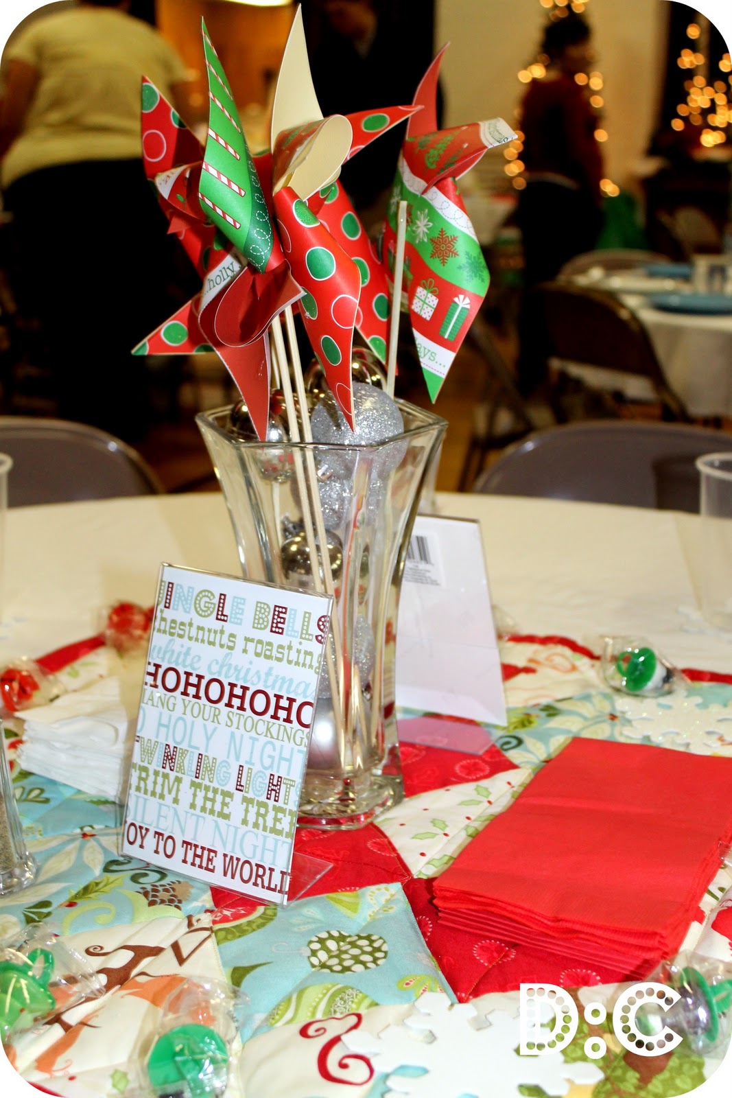 Company Christmas Party Ideas On A Budget Part - 21: Christmas Party Table (Christmas Party Decor: Part 2)