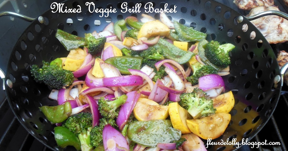 Fleur de Lolly Mixed Veggie Grill Basket