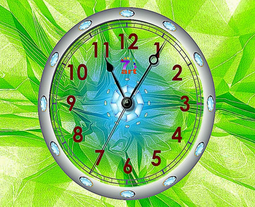 Crystal Clock screensaver makes time work wonders Crystal Clock screensaver makes time work wonders