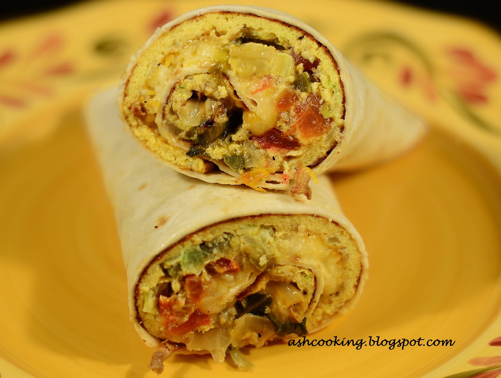 My Cookbook Omelet Tortilla Wrap