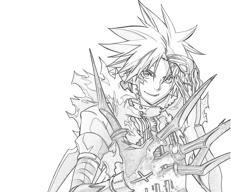Allen Walker Character Coloring Pages allen-walker-character-coloring-pages