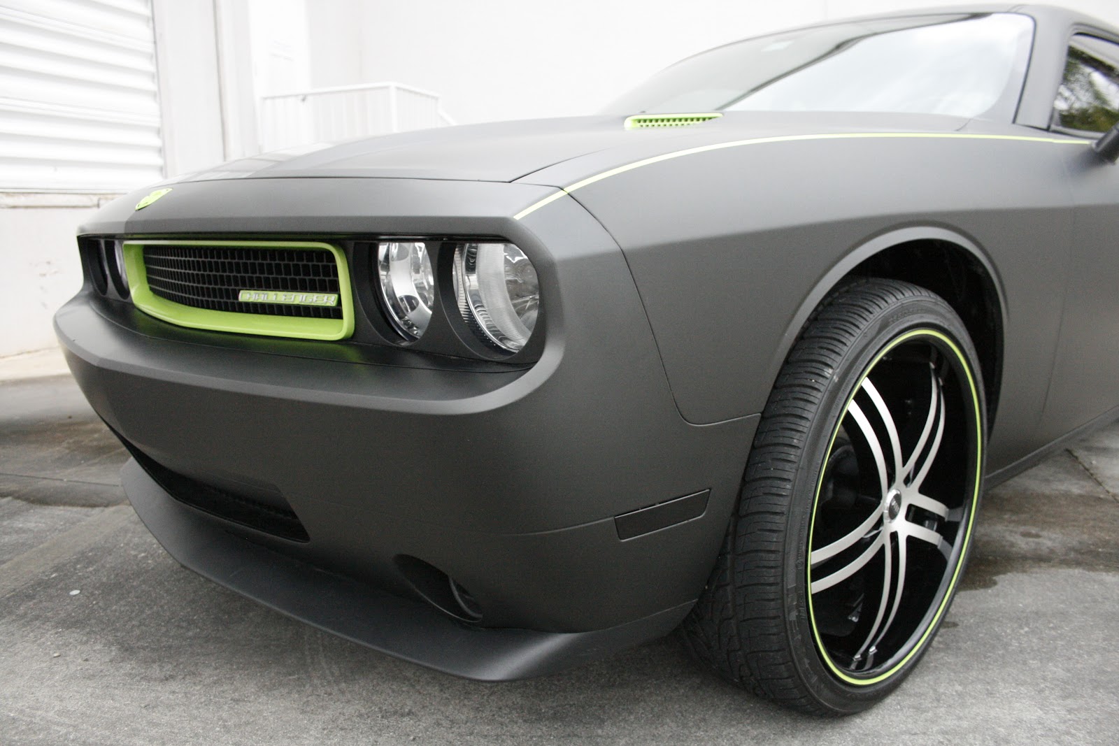 black mat car
