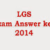 <center>LGS EXAM ANSWER KEY 2014</center>