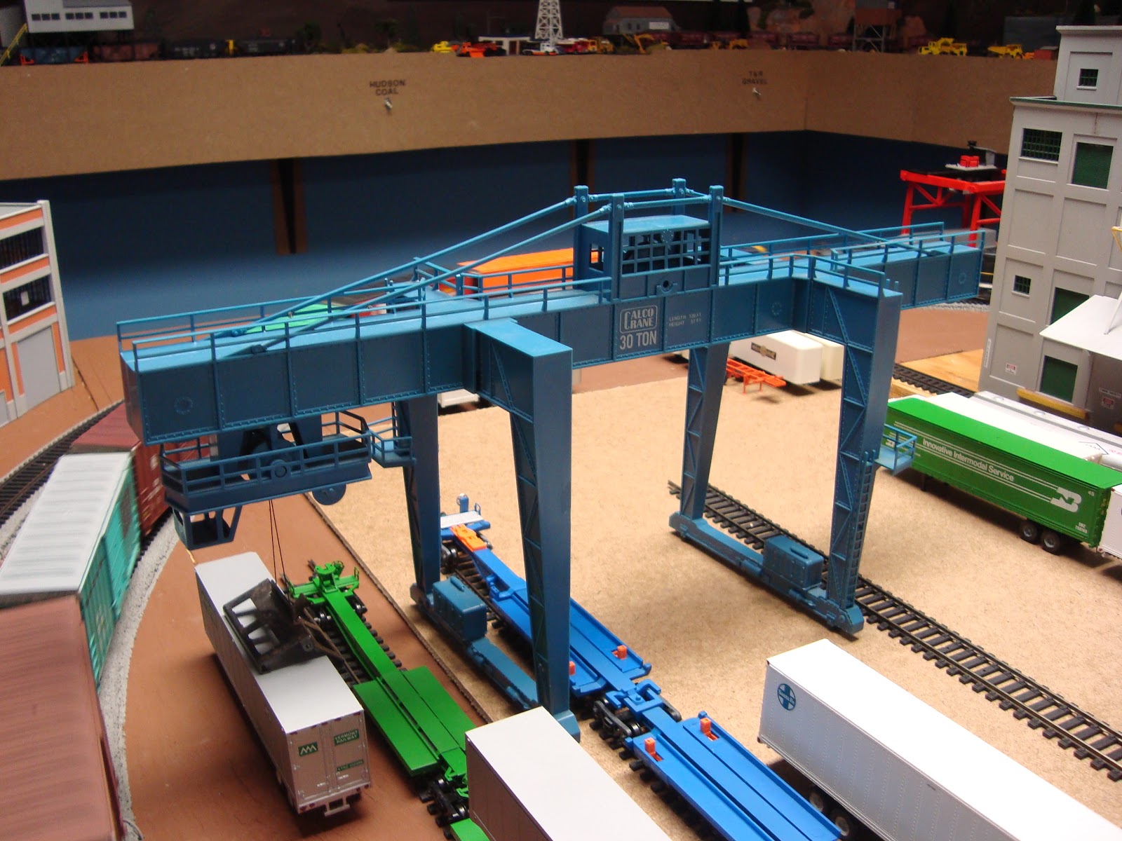 New York Central Train Layout Intermodal Testing