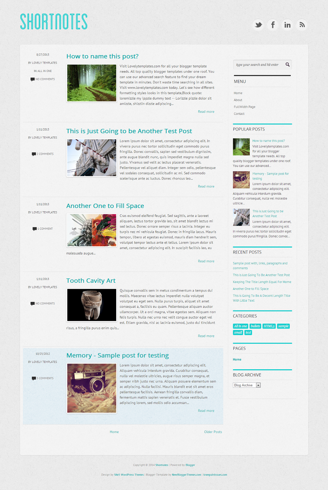 Blogger Shortnotes Blog Teması Blogger Shortnotes Blog Teması