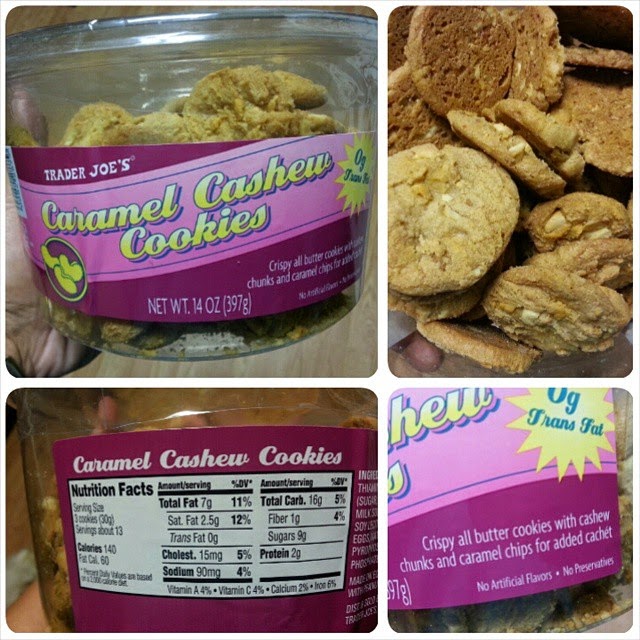 Shannon's Lightening the Load Trader Joe's Caramel Cashew Cookies