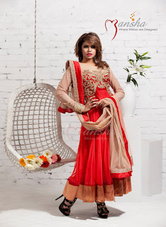 Mansha Spring-Summer Women's Dresses Collection 2013