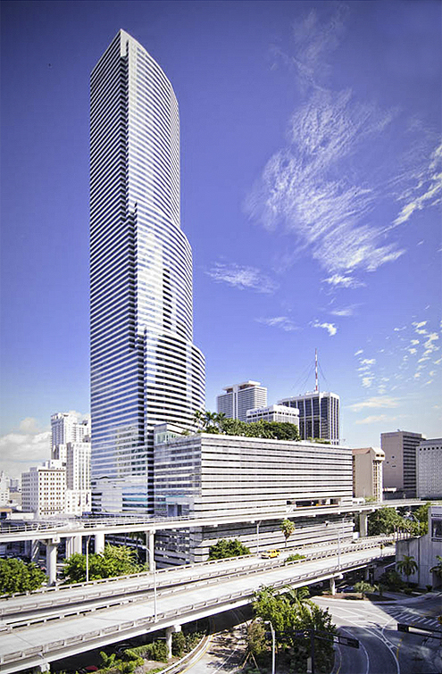 Miami Tower, Brickell Avenue, Downtown Miami, Florida, United States of
