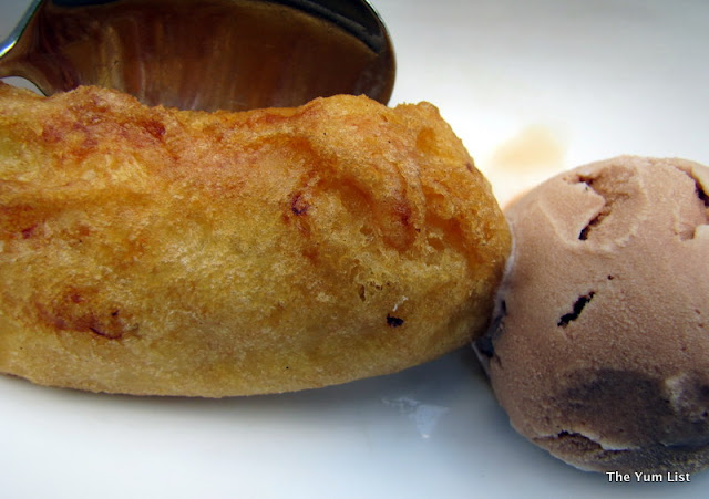 Fried Banana and Teh Tarik Ice Cream Dim sum brunch, Five Sen5es, westin, Kuala Lumpur, Sunday brunch, Chinese restaurant