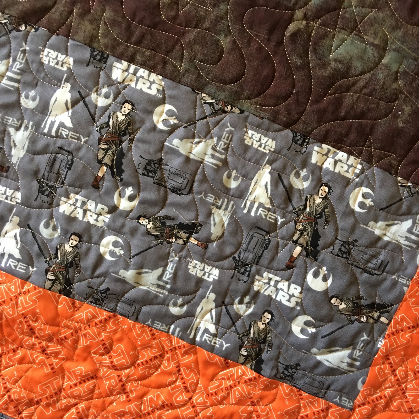 Grace and Peace Quilting Star Wars 7 Quilt