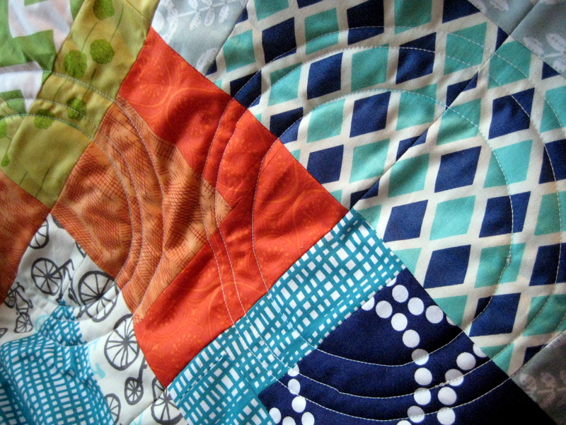 Quilty Habit Overlapping Circles Machine Quilting Tutorial