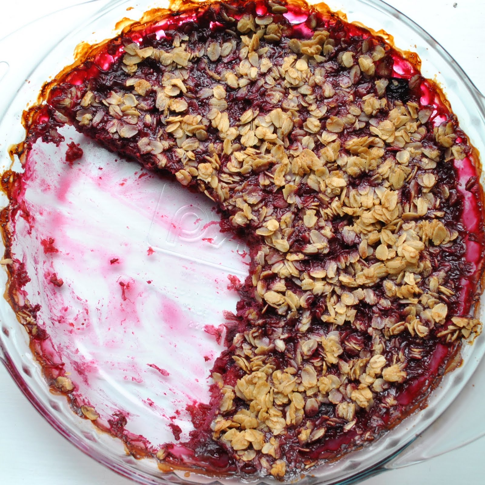 Baking Powders Blueberryraspberry crisp