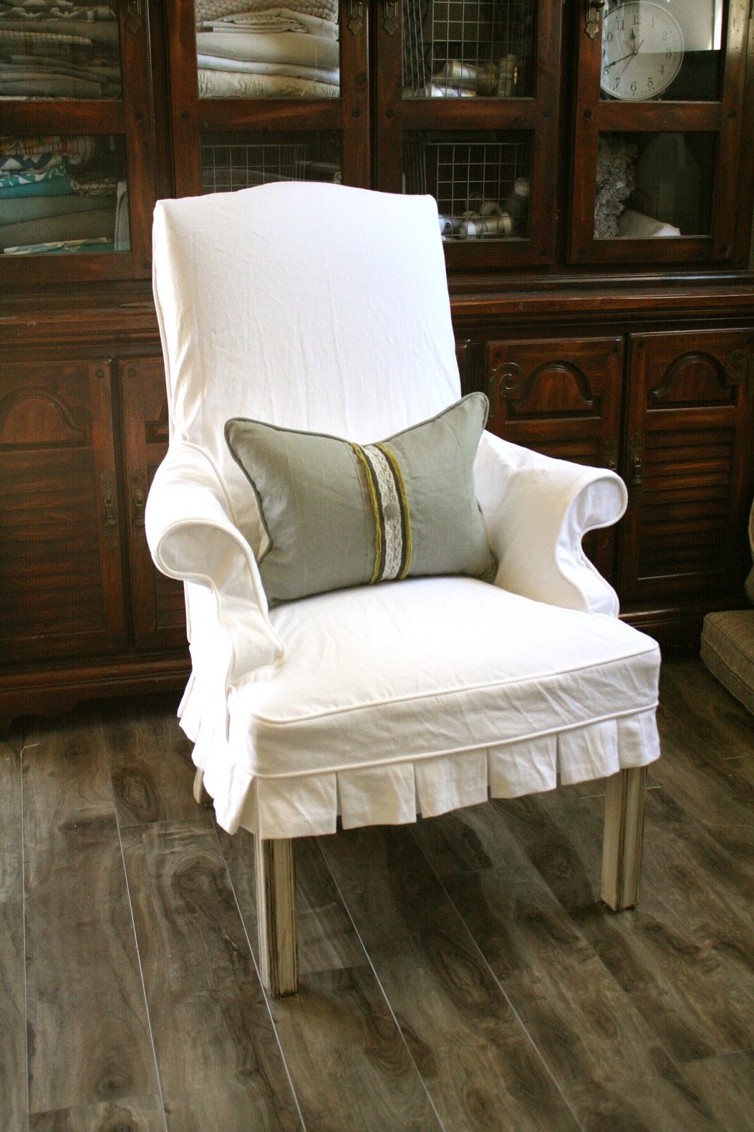 Custom Slipcovers by Shelley Occasional Chair