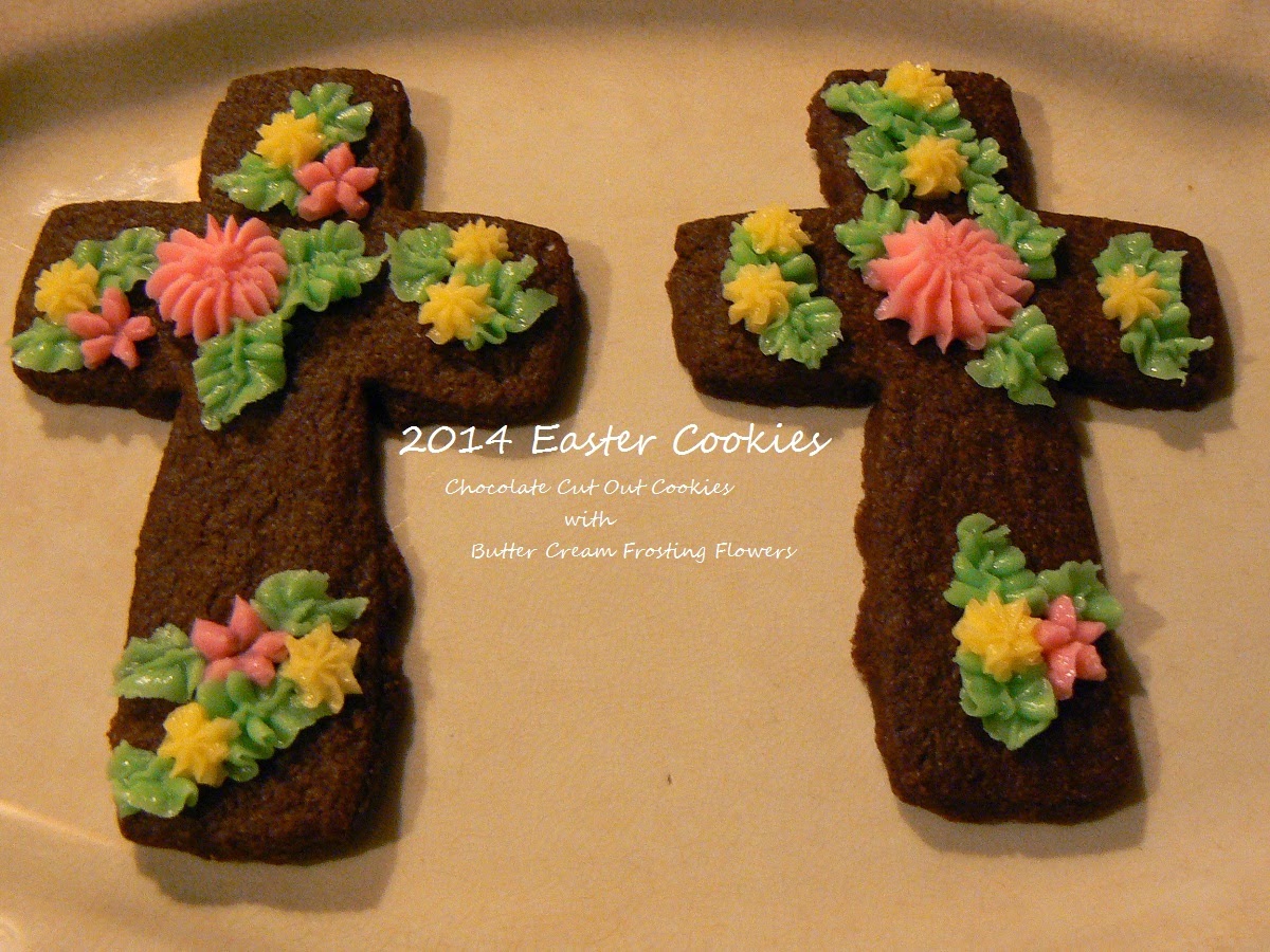 SalleeB's Kitchen Chocolate Easter Cross Cookies