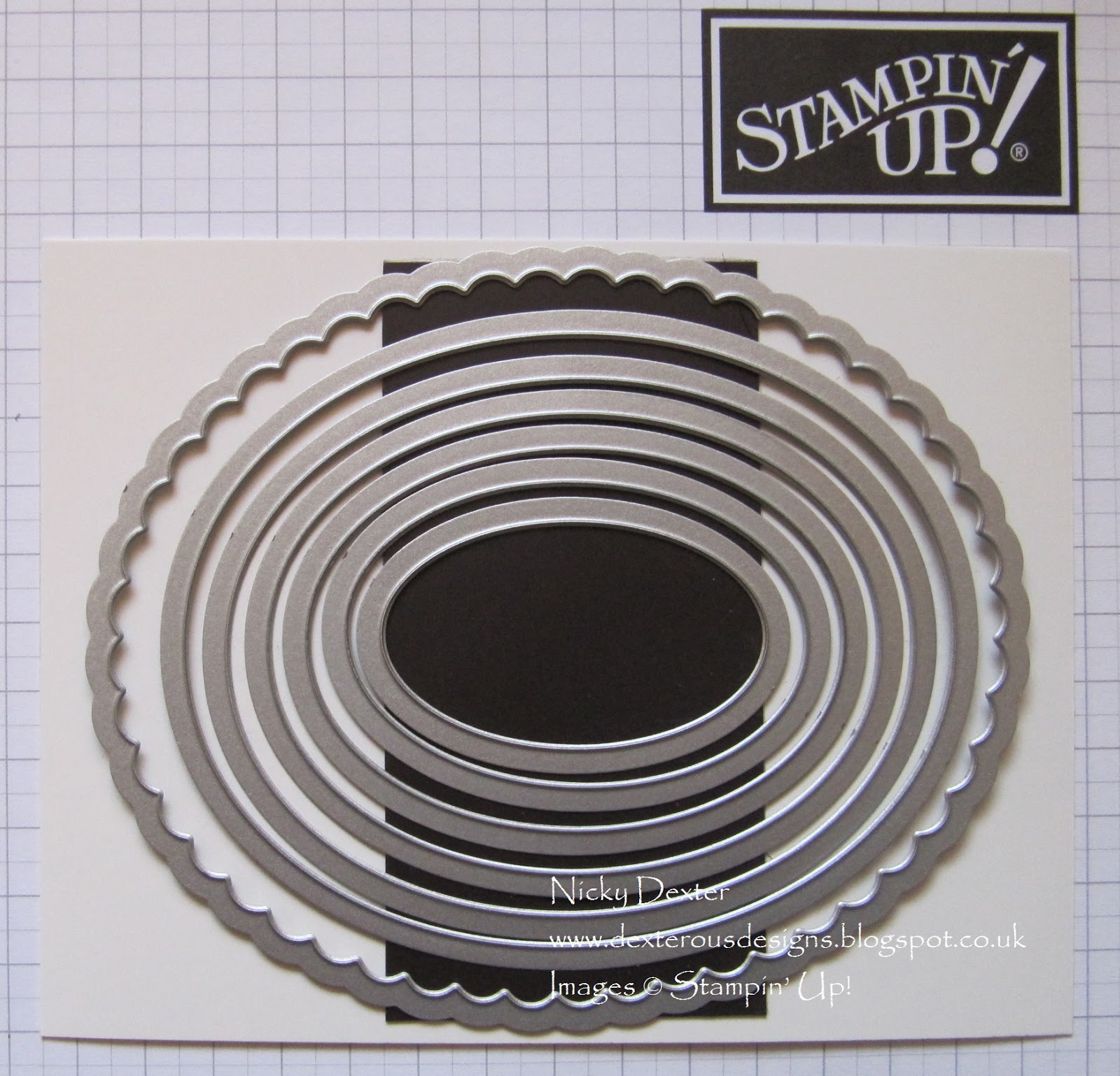 Dexterous Designs Partial Die Cut with Stampin' Up! Framelits