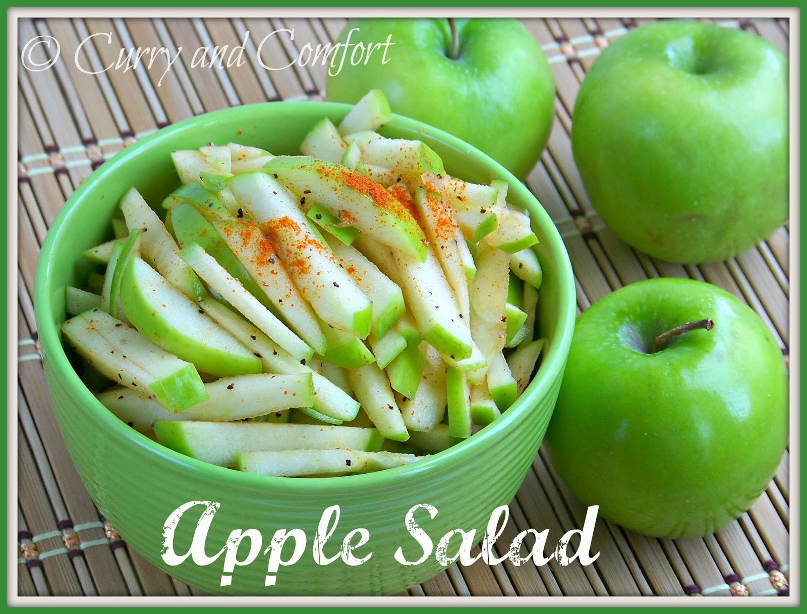 Kitchen Simmer Granny Smith Apple Slaw Salad (Throwback Thursday)