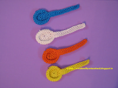 Crochet teaspoon