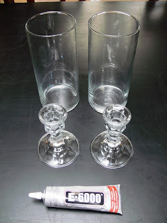 candle dollar tree vases cylinder holders dt hurricanes tuesday e6000 glue bought tall went supplies