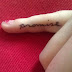 Promise ink tattoo on finger 