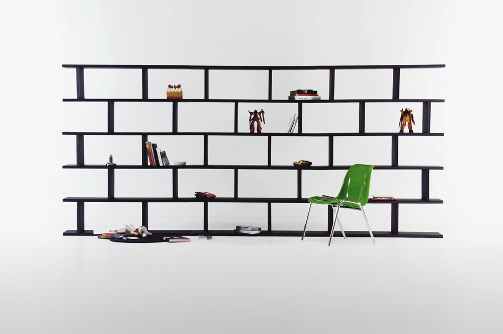 Brick Wall Shelf It's a Wooden Wall Shelf by Antobject WALL SHELF