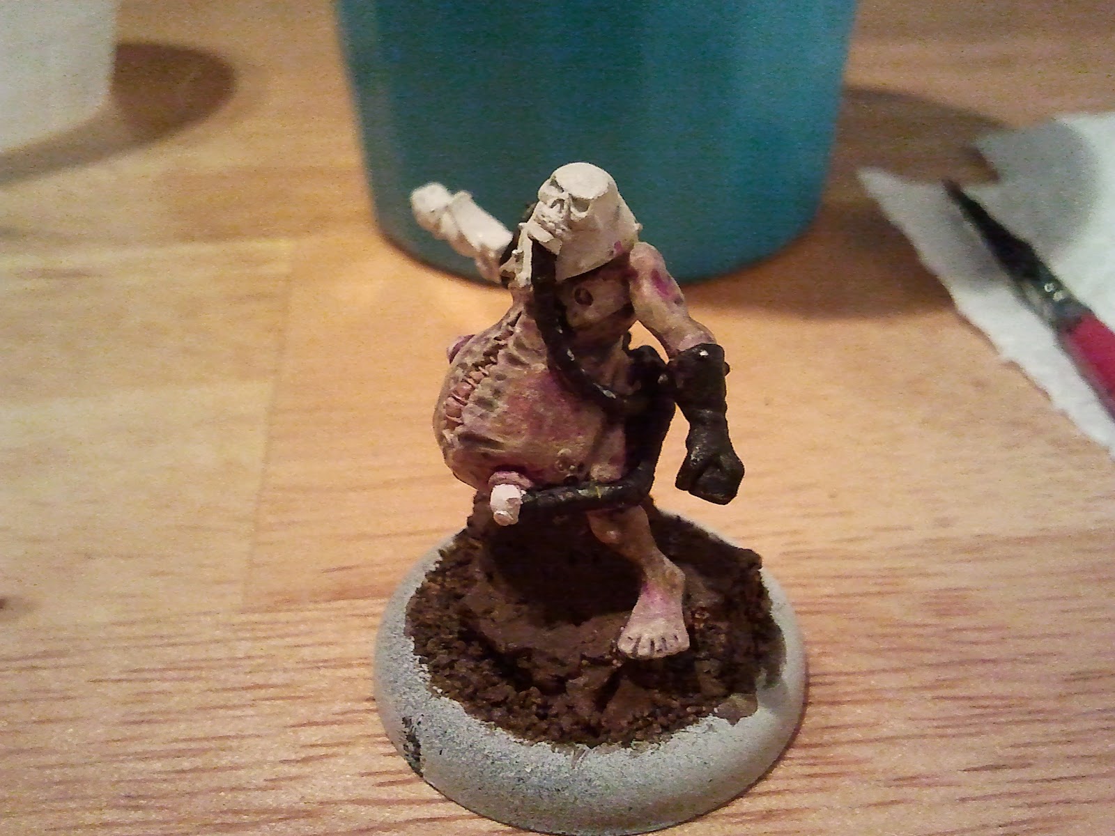 Apartment Wargaming How to Paint Rotting Flesh