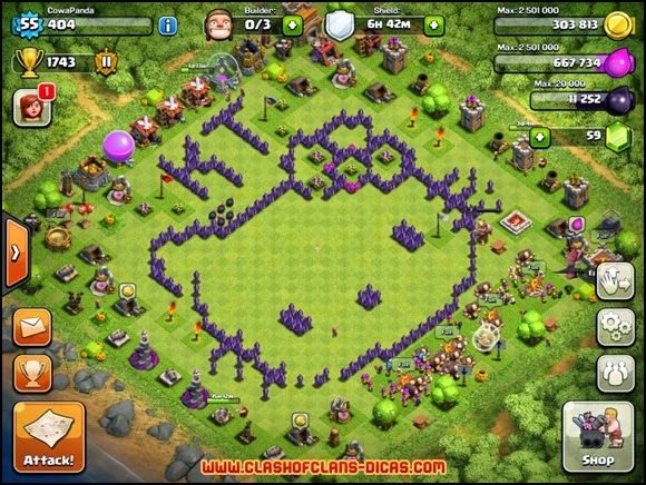 Layout Coc Hello Kitty | os layouts mais criativos e bizarros em clash of clans Layout Coc Hello Kitty | os layouts mais criativos e bizarros em clash of clans