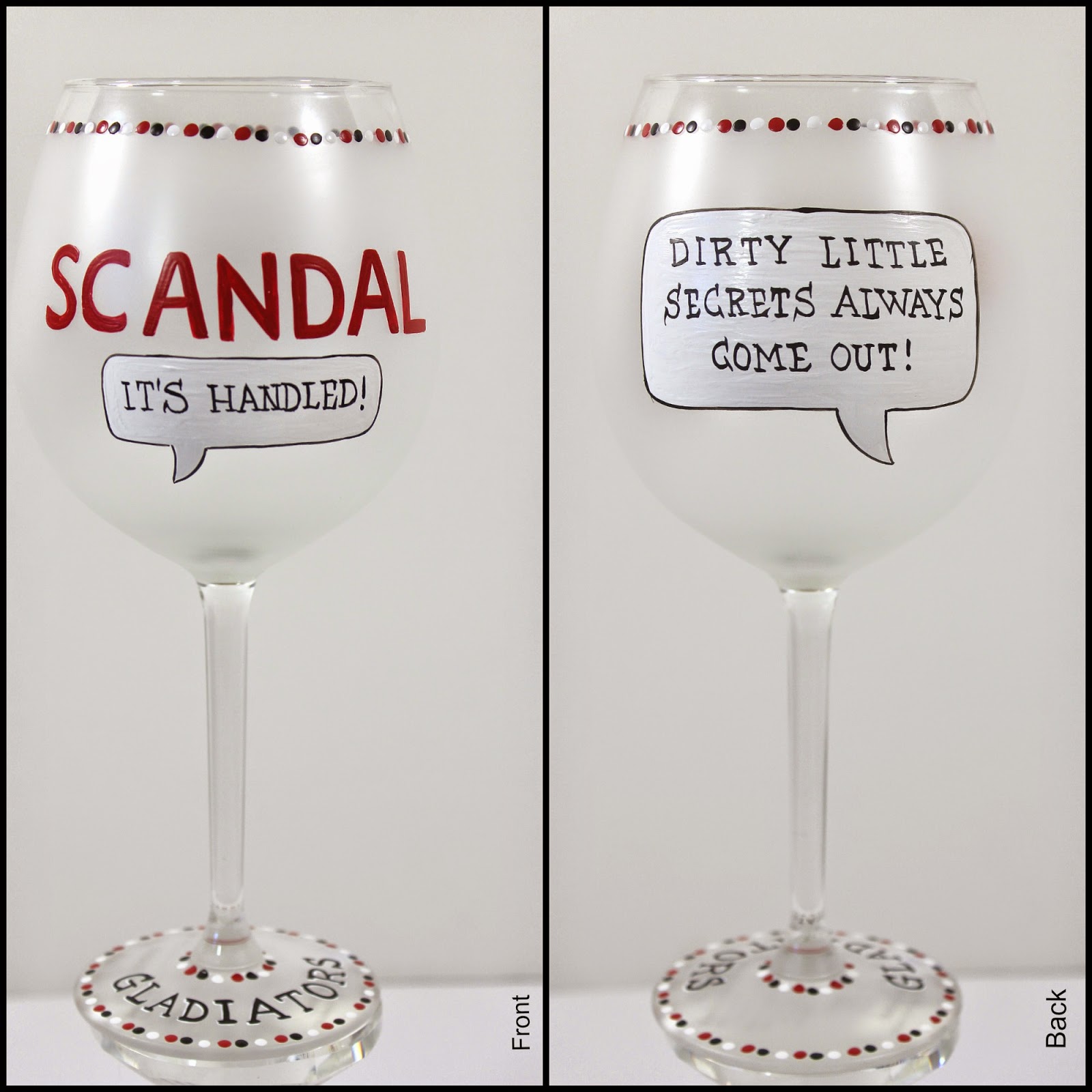 Olivia Pope and Scandal hand painted wine glass / www.kudoskitchenbyrenee.wazala.com Olivia Pope and scandal hand painted wine glass / www.kudoskitchenbyrenee.wazala.com