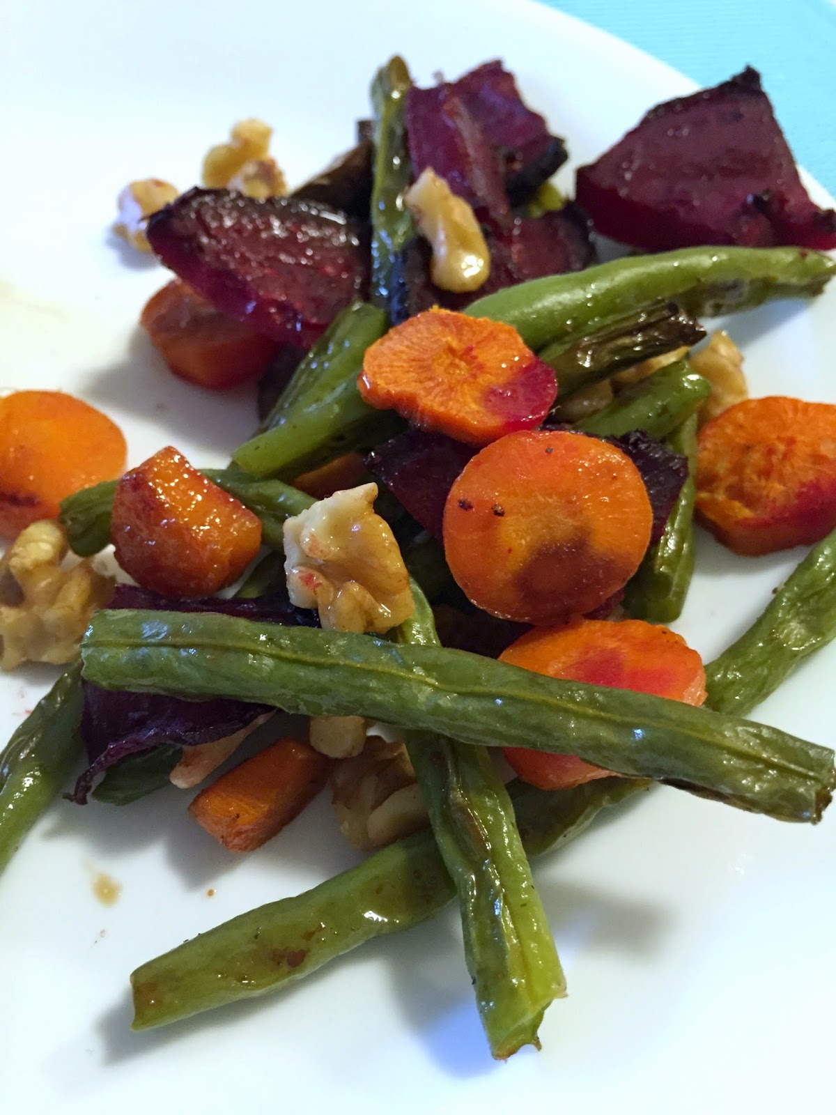 The Simple Life Meal Prep Roasted Green Beans and Beets