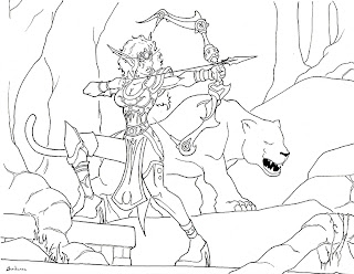 World of Warcraft Character Drawings