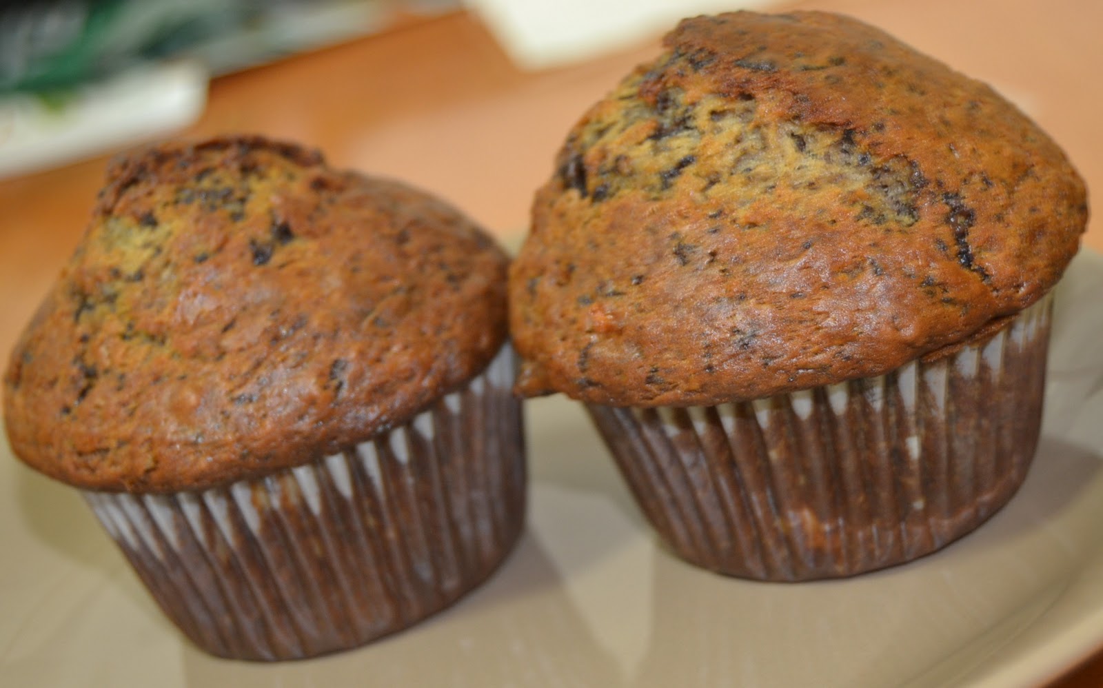 Mis recetas favoritas Cupcakes de plátano con chocolate