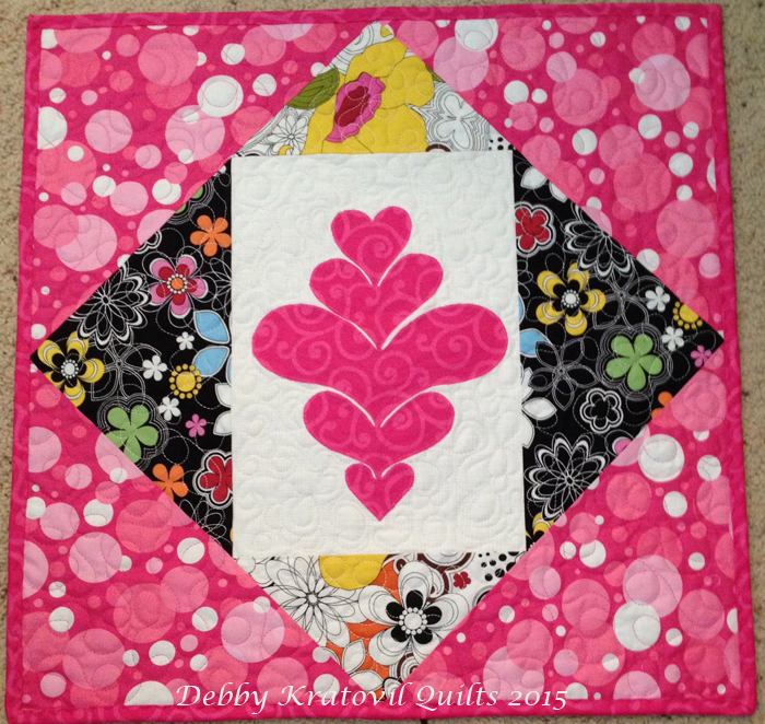 Debby Kratovil Quilts Machine Quilting Using Freezer Paper and Stencils