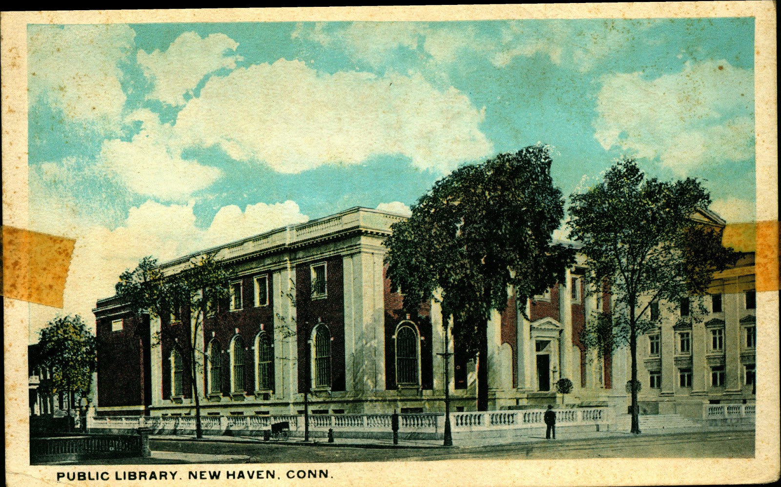 Library Postcards Public Library, New Haven, Connecticut