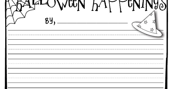 Mrs. Heeren's Happenings: Halloween Writing Paper