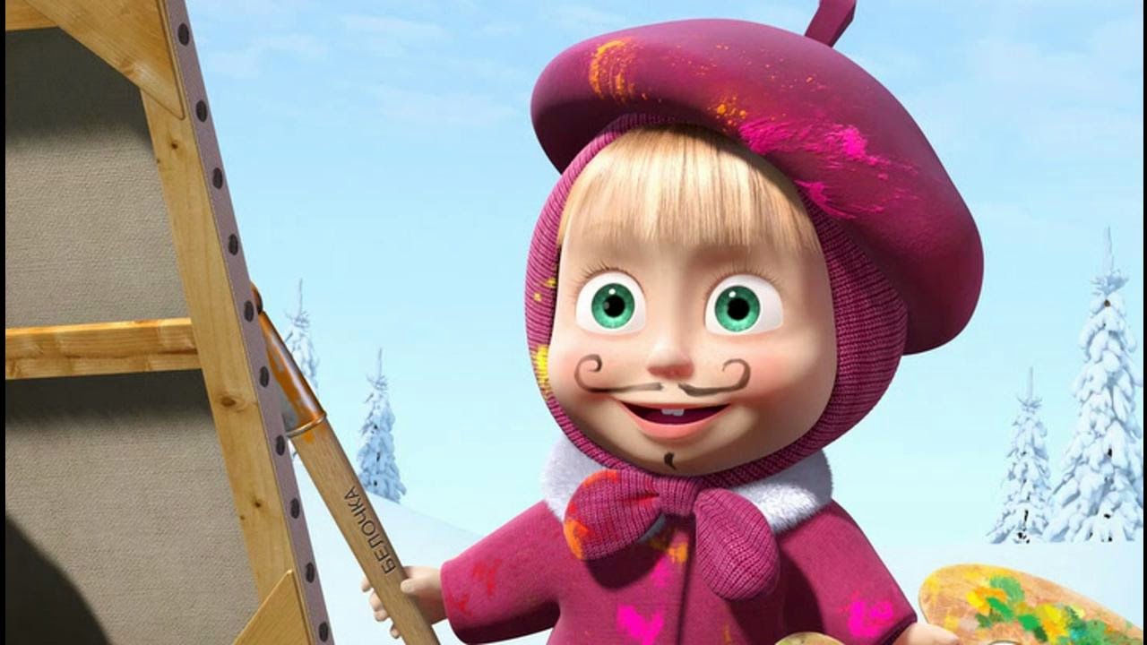Mascha Und Der Bär Episoden 6 Spuren im Schnee Maşa ve Ayı Türkçe