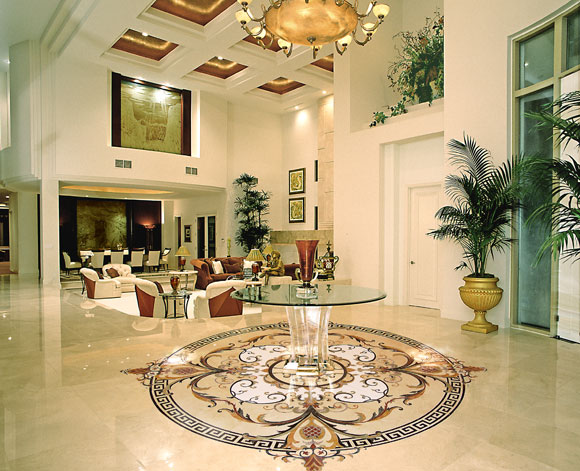 تصميمات ارضيات سيراميك نجوم الديكور