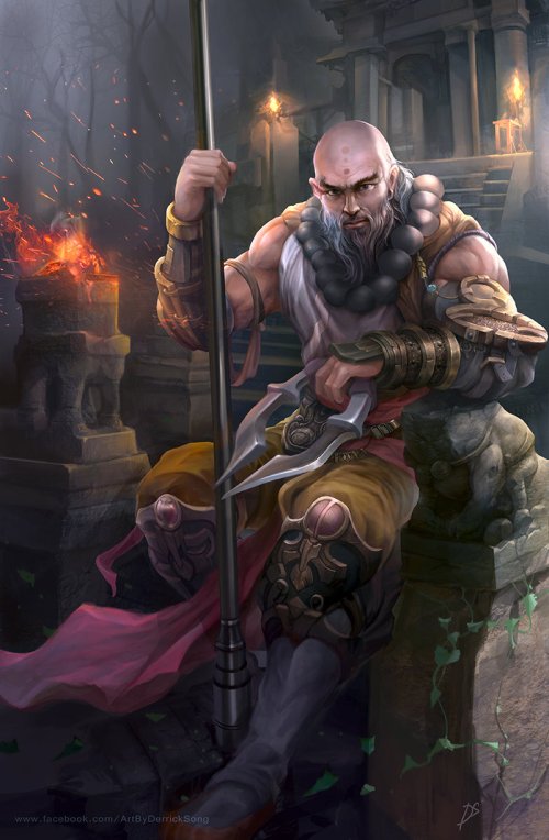 As ilustrações de fantasia de Derrick Song Song Weng Foong derricksong deviantart ilustrações fantasia games fan arts