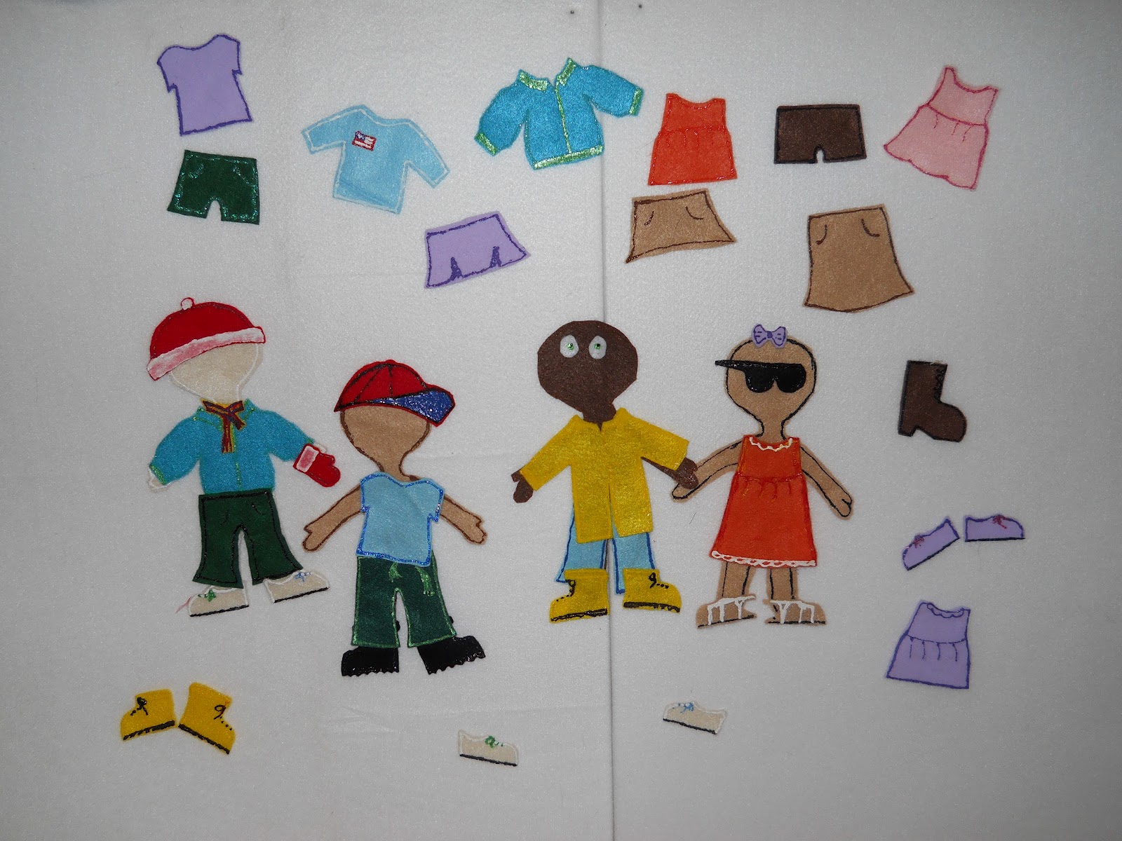 A Pinch of Everything Making Your Own Felt Board Characters