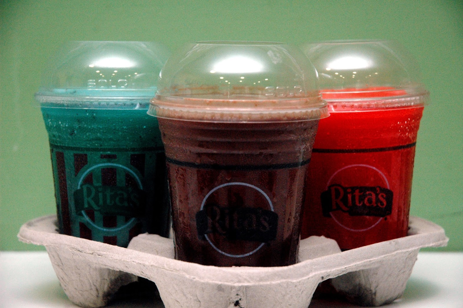 DUDE FOR FOOD Happiness at Rita's Italian Ice