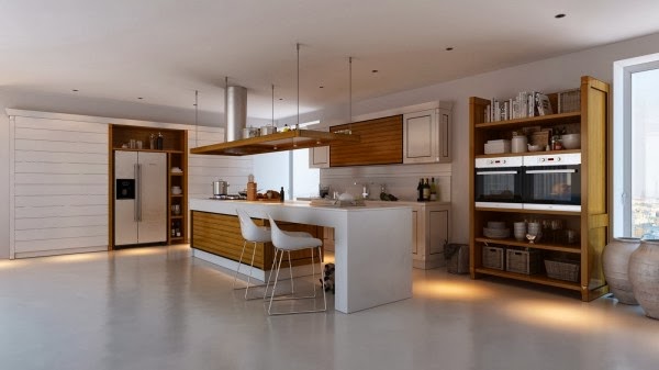 Diseño de interiores & arquitectura: cocinas modernas con contraste