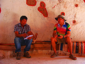 Wladimir López y Cóndor Alfa en una conversación amena de turismo andino.