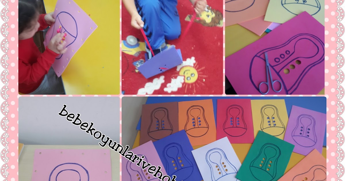 Elifce Bebek Oyunları ve Hobi Bağcik bağlama etkinliği( okul öncesi 3
